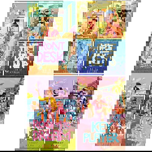 Knights Of Media Front Desk Series 4 Book Set Front Desk, Three Keys, Room To Dream, Key Player