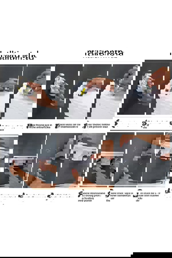 Living and Home Self-Adhesive Shelf  Wall-mount Waterproof Shower Rack with Fixing Groove for Bathroom