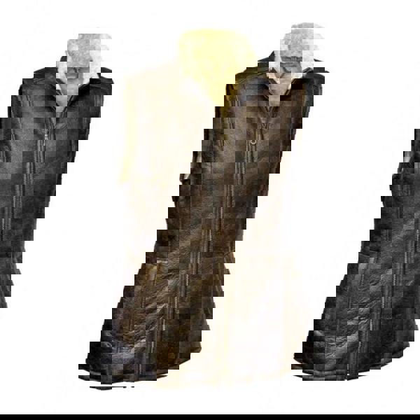 Eastern Counties Leather Womens Gilly Sheepskin Gilet - Chocolate Forest