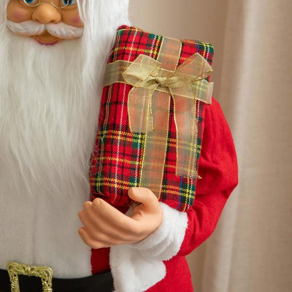 Samuel Alexander 1.1m Tall Standing Santa Claus Christmas Decoration with Gift Sack