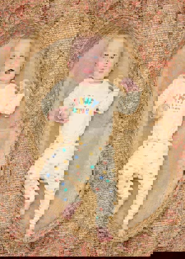 The Bonnie Mob Tiny Dancer Rainbow Baby Bodysuit