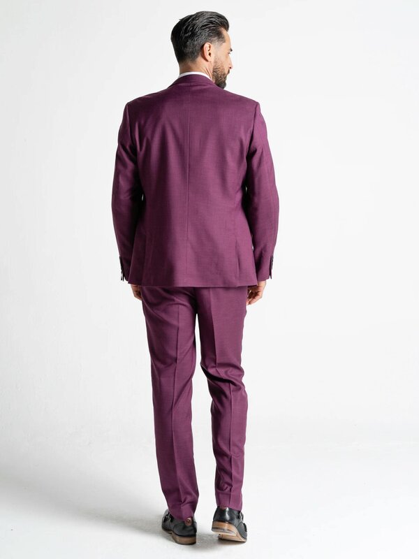 V2 Classic Henry - Purple Three Piece Suit