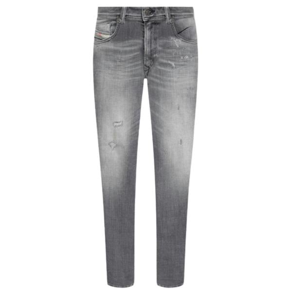 Diesel Mens 1979 Sleenker Denim Faded Distressed Jeans - Grey - 