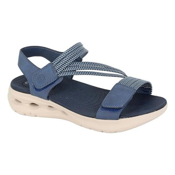 Cipriata Cipriata ELENA Womens Ankle Strap Sandals Navy Blue