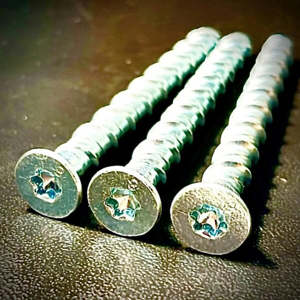 Fixaball Countersunk Concrete Masonry Anchor Screw 5mm Torx BZP JCP