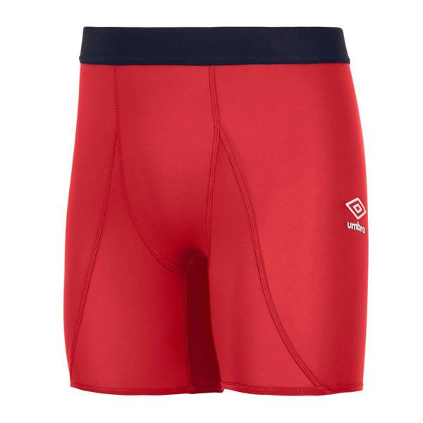 Umbro Mens Core Power Logo Base Layer Shorts - Vermillion - 