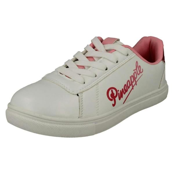 Pineapple Girls Pineapple Casual Comfy Lace Up Trainers H2653