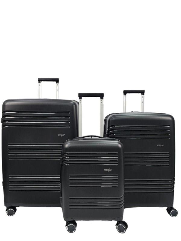 Eagle Luggage Hard Shell 4 Wheel TSA Suitcase Luggage Set