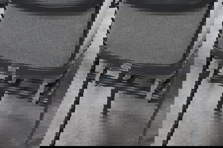 Garden Impressions Edison Natural - Six Seater Oval Dining Suite with Sergio Chairs - Light Grey Cushions