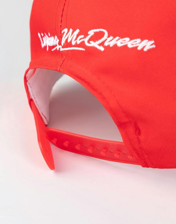 Vanilla Underground Disney Cars Boys Red Lightning Mcqueen Adjustable Curved Peak Cap (One Size)