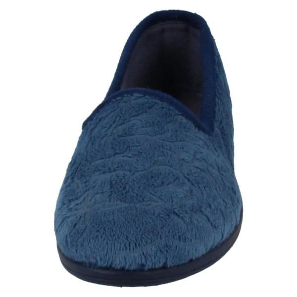 Spot On Ladies Spot On Flat Casual Slipper Shoes
