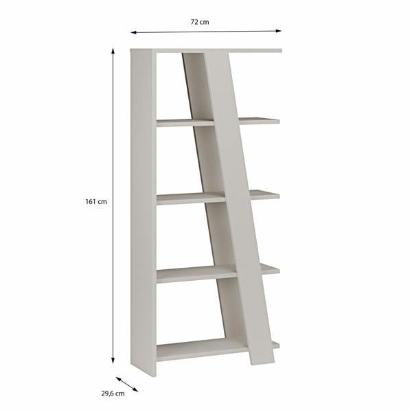 Furniture To Go Natta 5-Tier Shelving Unit in Sand