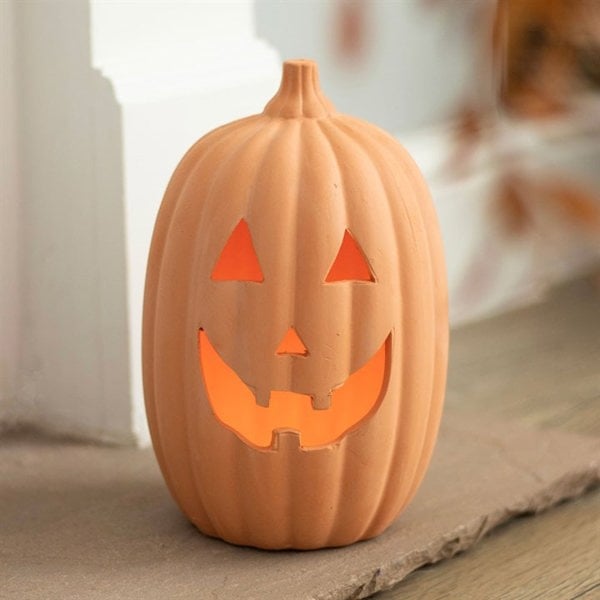Serano 23cm Terracotta Pumpkin Ornament