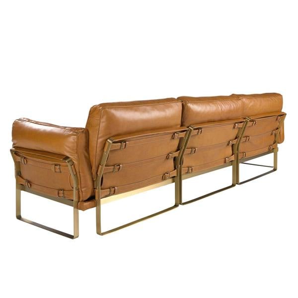 Angel Cerdá Corner sofa in camel leather 6231/6232