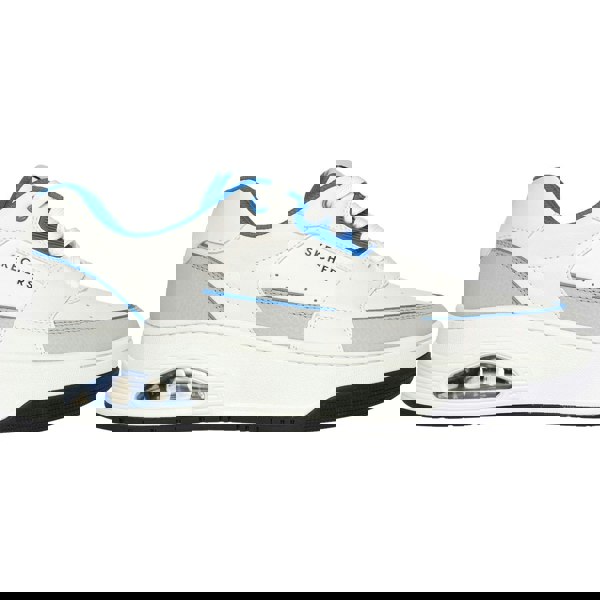 Skechers Uno Court Low-Post Men's Trainers in White/Blue