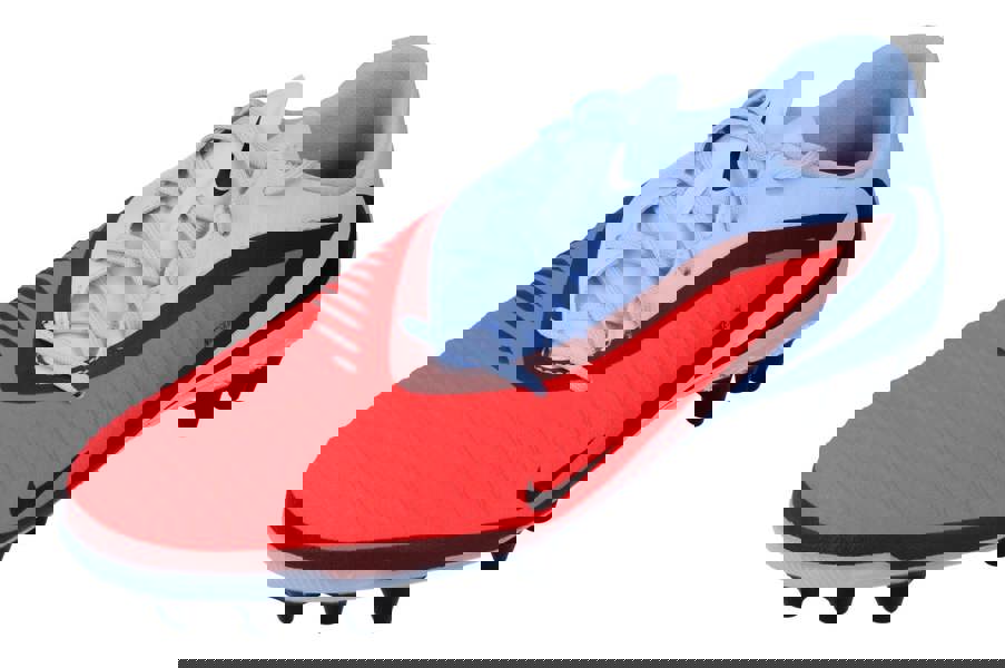 Nike Phantom 6 Low Academy AG Mens Football Boots Hq2322  400 - Royal Tint Bright Crimson 400 - Photo 0