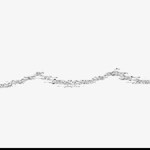 T. H. Baker Sterling Silver Twisted Curb Chain Necklace 8.13.0475