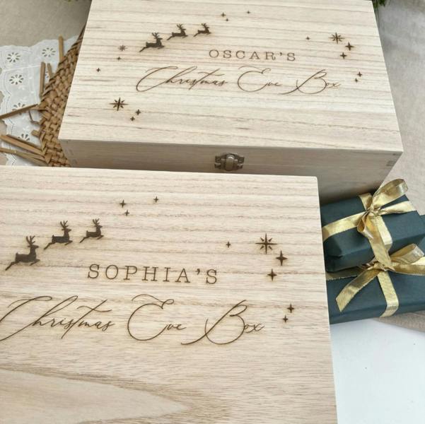 Personalised Christmas Eve Box - lifestyle shot