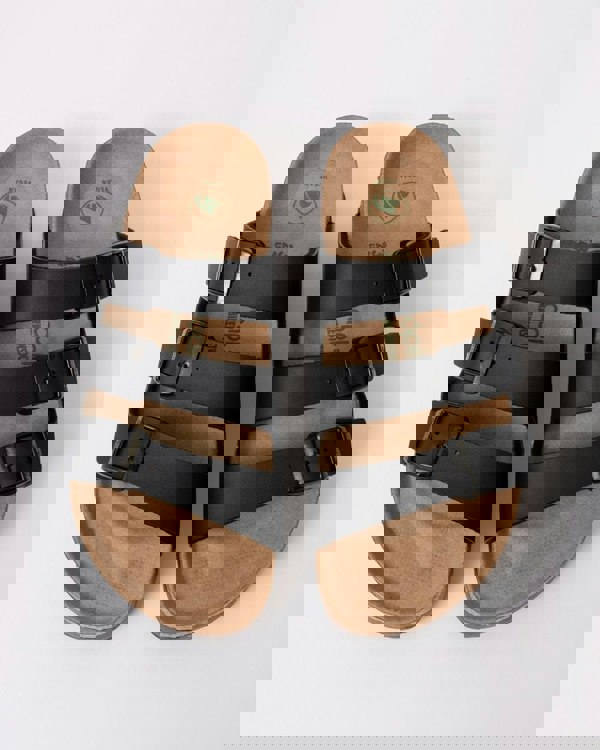 Birkenstock Papillio Florida III Womens Vegan Platform Sandals - Black