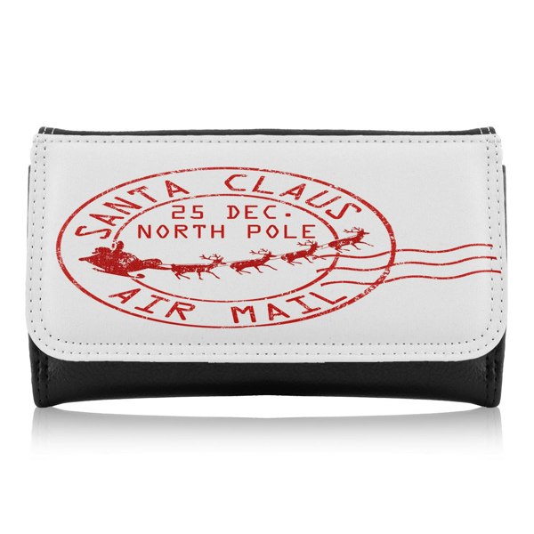 Benjamin Tate Design Santa Claus Air Mail Dining Maxi Purse