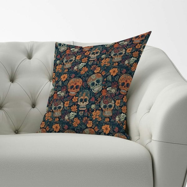 Warren Reed Dia De Los Muertos Skulls Cushions