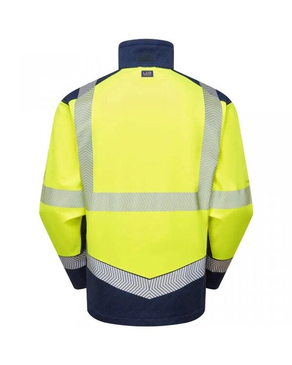 Leo Workwear Bowden EcoViz Softshell Jacket