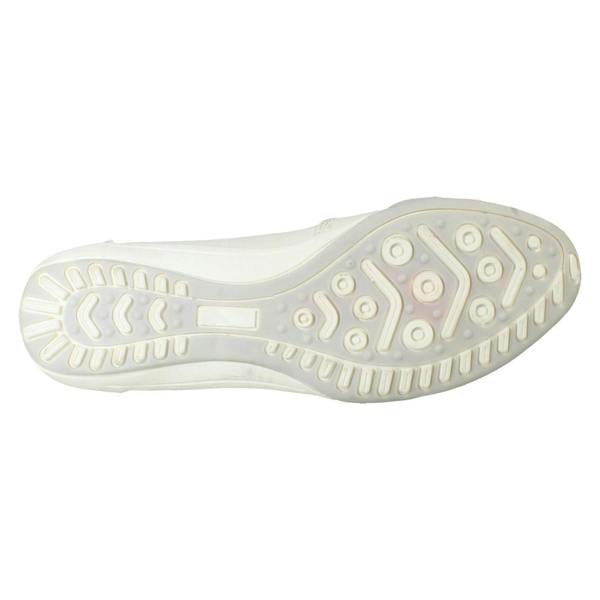 Down to Earth Ladies Down To Earth Flower Punch Details Casual Shoes F80576