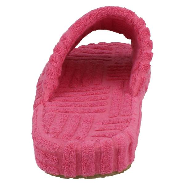 Spot On Ladies Spot On Towelling Slippers X2127
