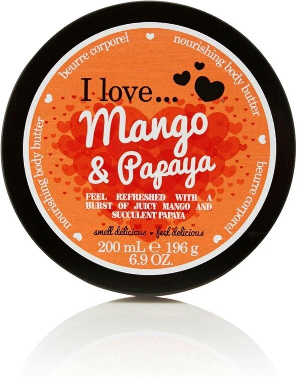 I Love Mango & Papaya Pamper Gift Set 4 Piece Bath & Body Collection