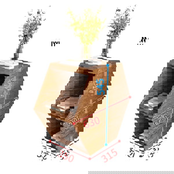 Citlali Coffee Table, Wood-Weilai Concept-Weilai Concept