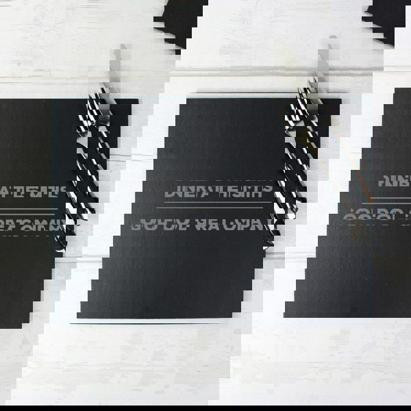 Personalised Memento Company Personalised Classic Slate Rectangle Placemat