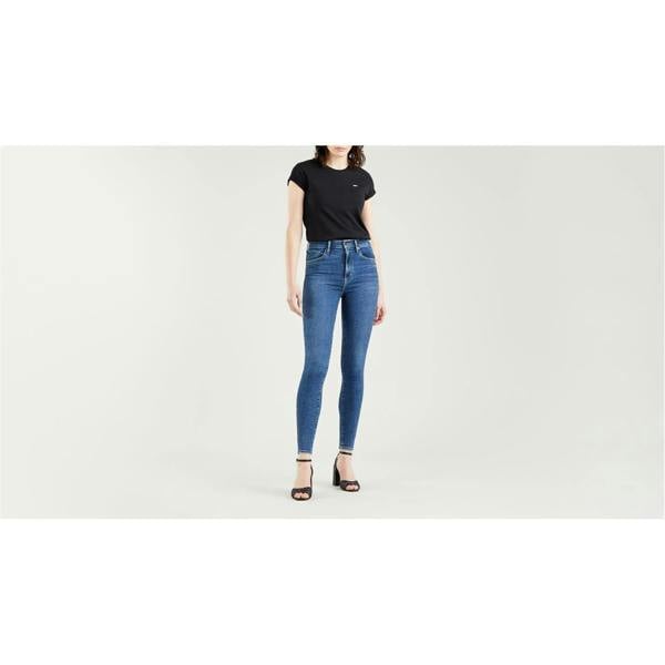 Levis Womens/Ladies Mile High Cotton Blend Super Skinny Jeans - Denim - 