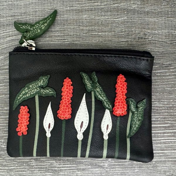 Mala Leather Aurora Floral Leather Coin Purse