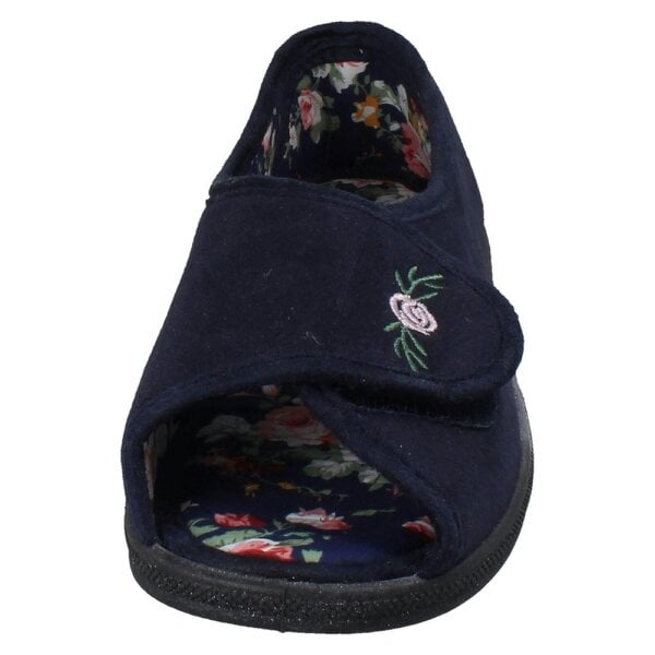 Jo & Joe Ladies Jo & Joe Hook And Loop Open Toe Slippers Martha