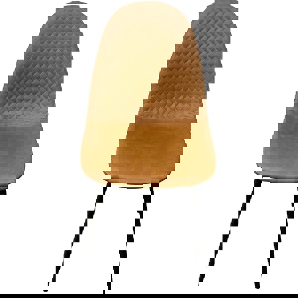 IH Design Corona PU Leather Steel Legs Dining Chairs (Set of 4)