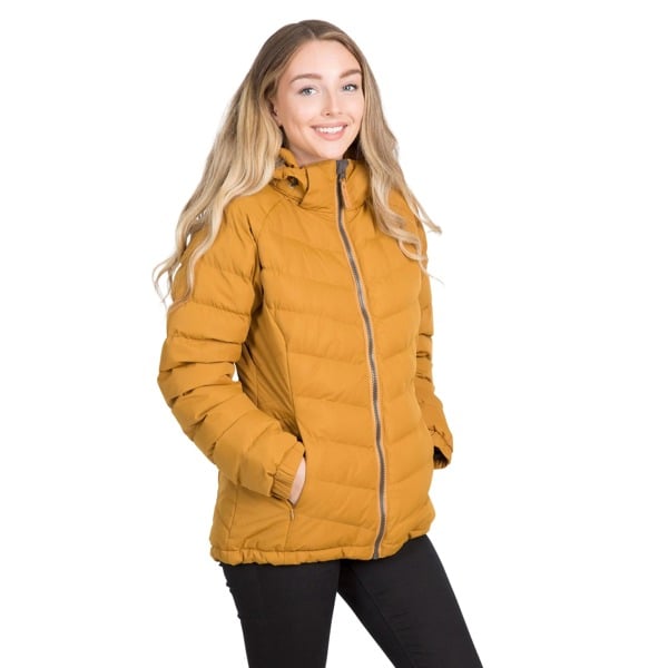 Trespass Women's Nadina Waterproof Padded Jacket - Golden Brown