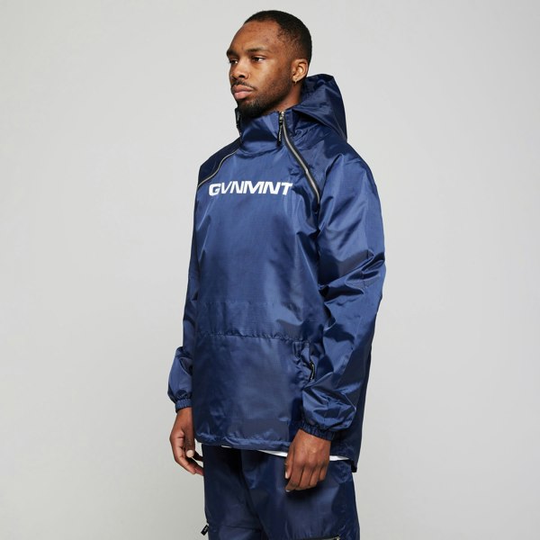 GVNMNT Clothing Co Collateral Hooded Jacket  - Navy