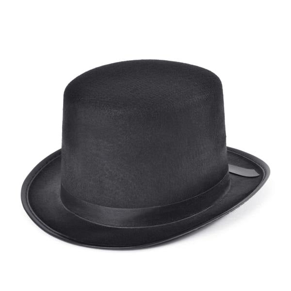 Bristol Novelty Unisex Felt Top Hat - Black - 
