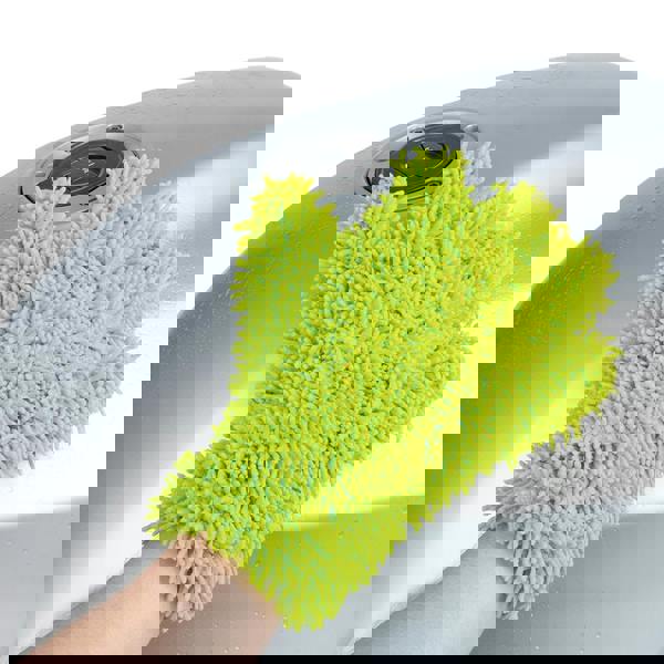 Oxford Microfibre Noodle Wash Glove Green