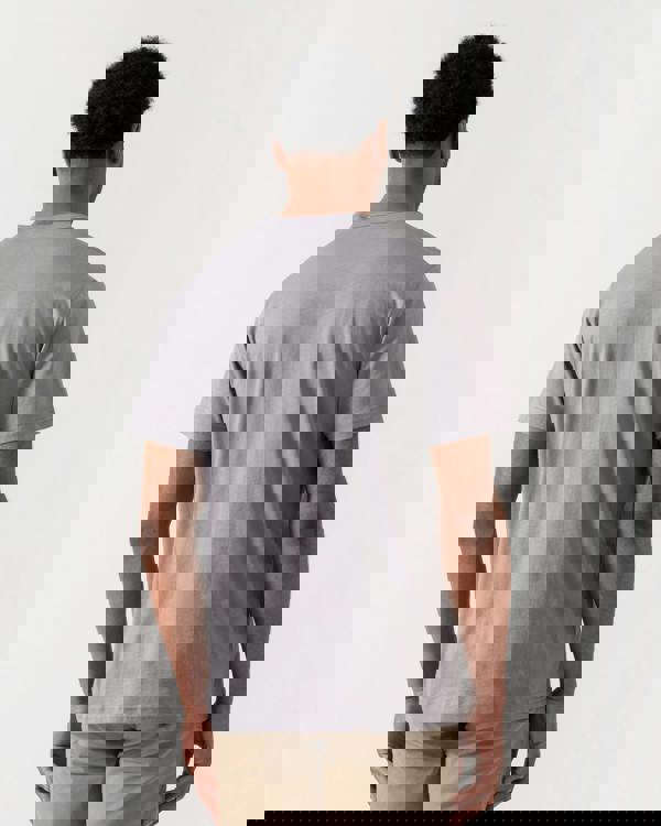 Belstaff Short Sleeved Mens Logo Patch T-Shirt - Faded Indigo