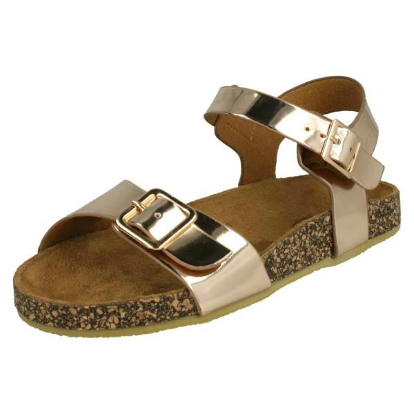 Spot On Girls Spot On Flat Buckle Strap Sandals