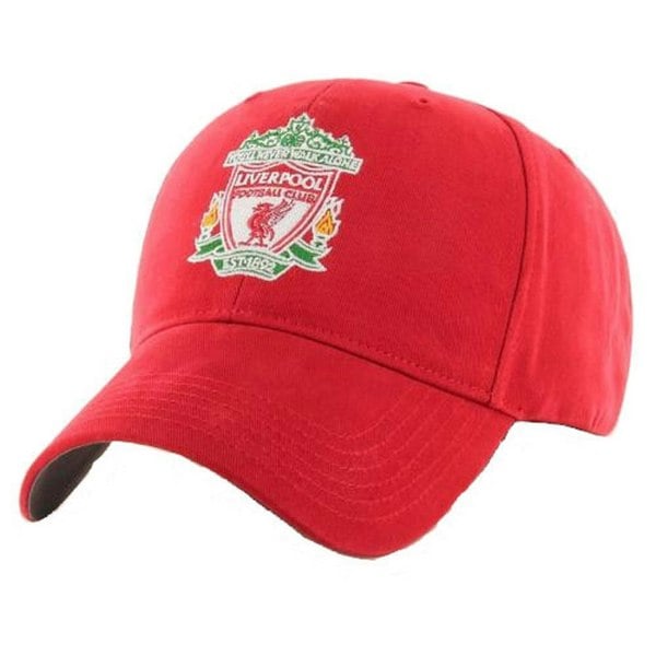 Liverpool FC Adults Unisex Baseball Cap - Red