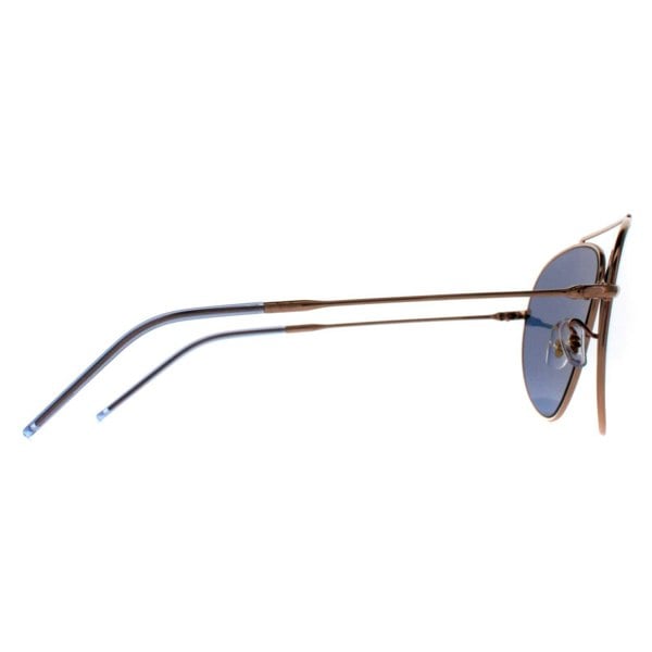 Ray-Ban Sunglasses RB0101S Aviator Reverse 92023A Rose Gold Blue