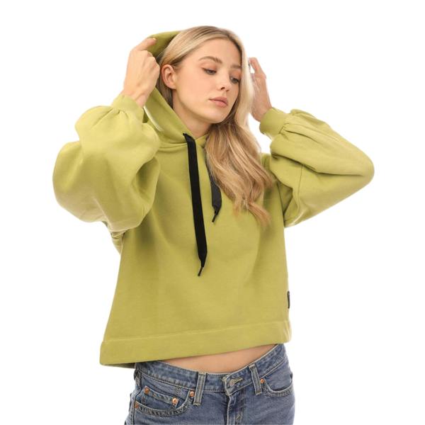 Levis Womens/Ladies Relaxed Fit Balloon Sleeve Hoodie - Moss - 