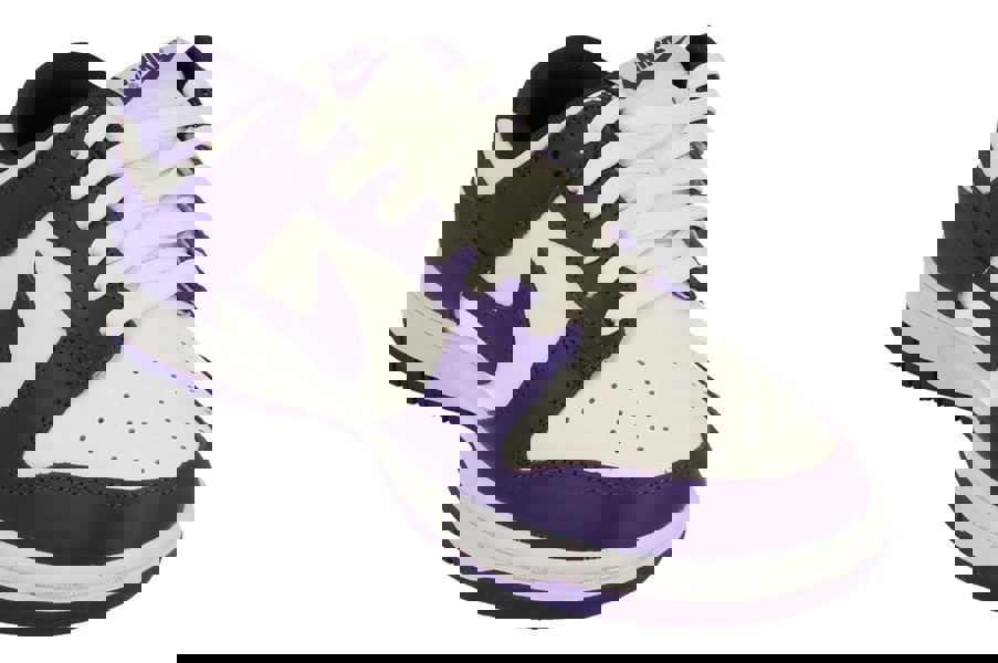 Nike Dunk Low Retro Mens Trainers Dd1391  104 - White Court Purple 104 - Photo 3