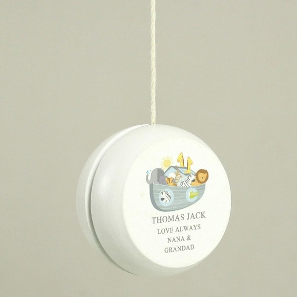 Personalised Memento Company Personalised Noahs Ark Wooden Yoyo