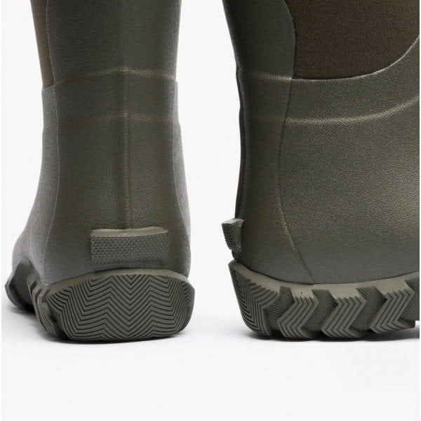 Mud Dogs RUTLAND TALL Neoprene Wellington Boots Olive