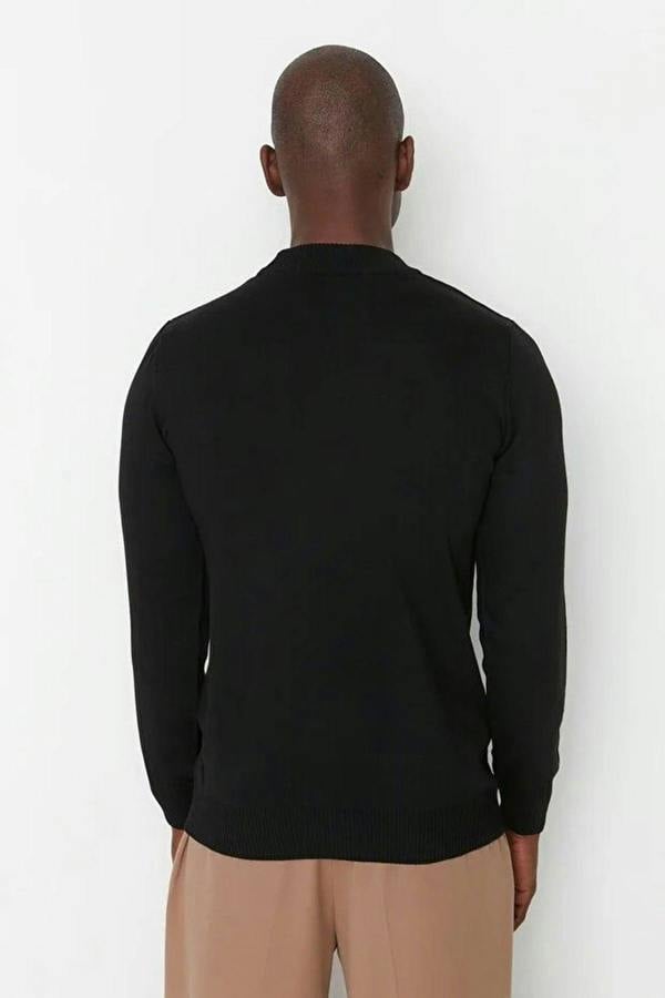 WOVCOR Half Turtleneck Basic Men's Sweater