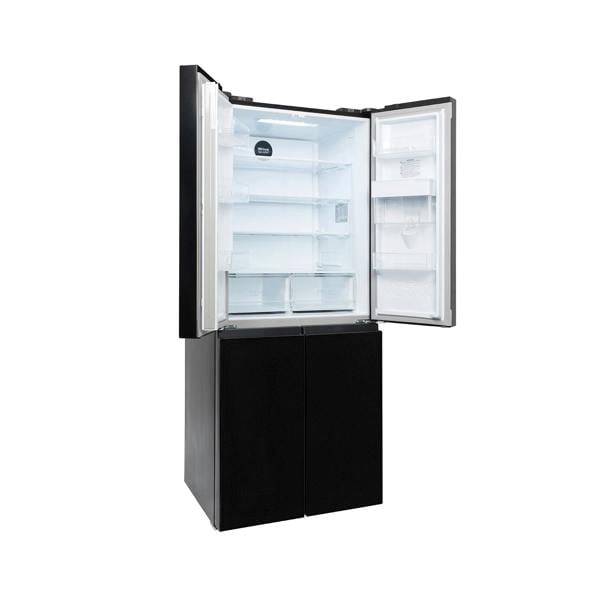 Willow 415L American Style Fridge Freezer WSBES4MDB - Black