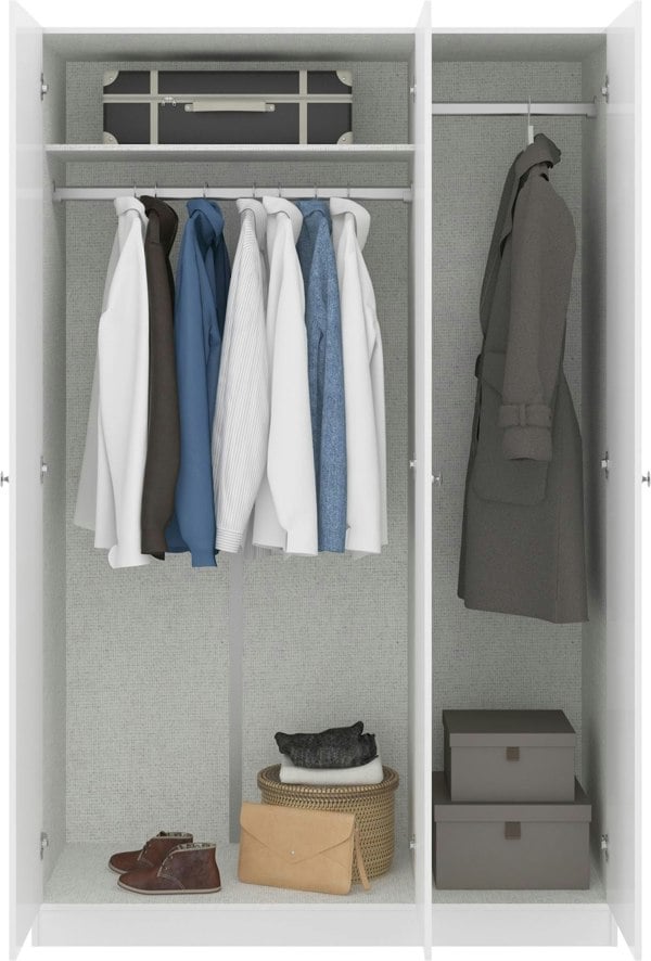 Seconique Denver 3 Door Triple Wardrobe